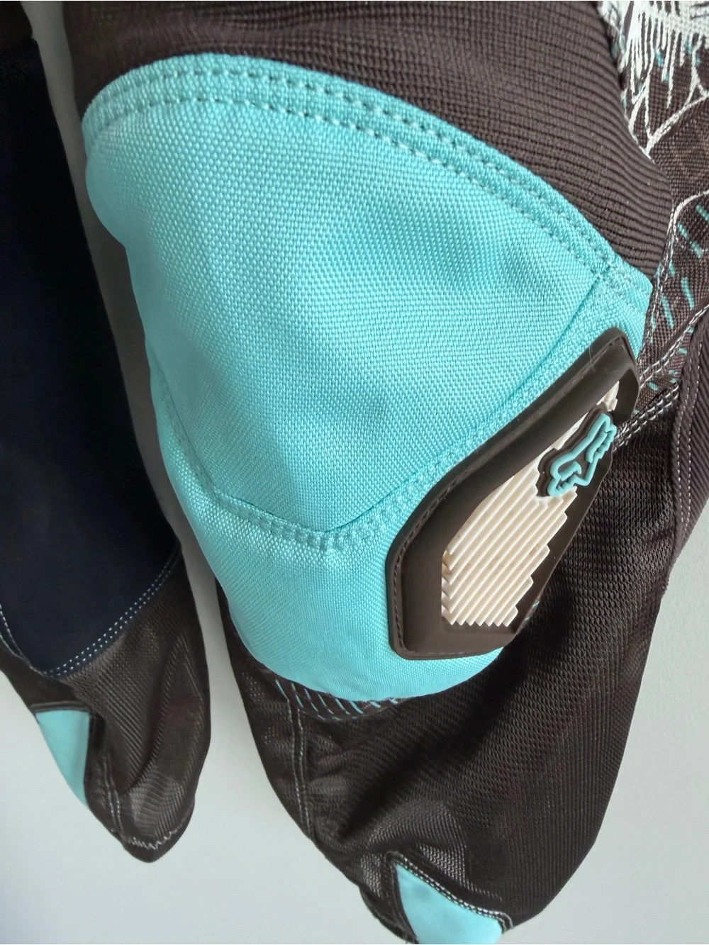 Fox 180 Youth Motocross Pants Size 11/12 Brown Turquoise MX Dirt Bike